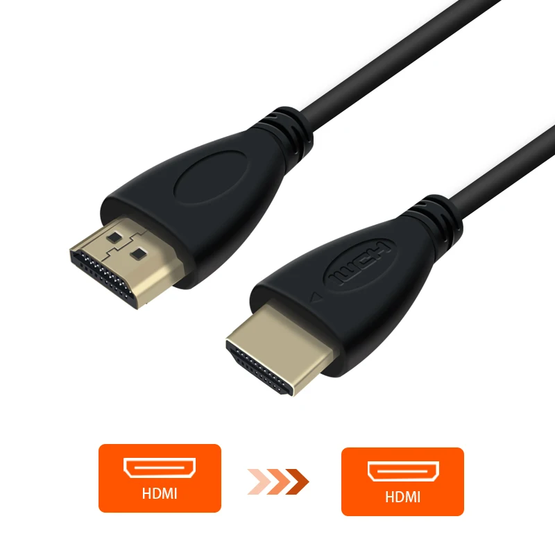 Высокоскоростной hdmi-hdmi кабель 0,5 м 1 м 1,5 м 2 м 3 м 5 м 10 м 15 м позолоченный штекер hdmi кабель 1,4 Версия 1080p 3D для HDTV xbox PS3