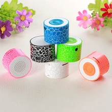 6 цветов опционально трещина шаблон MP3-плеер перезаряжаемая Поддержка TF карта музыкальный плеер динамик