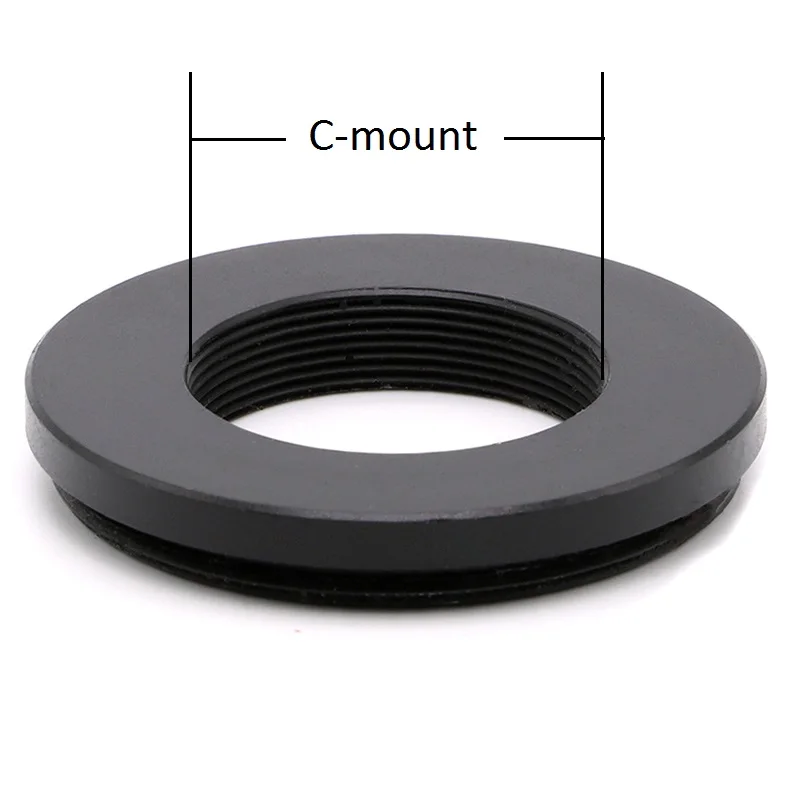 M42x0.75 to C-mount Adapter Ring for Microscope C Mount Lens Connect SLR Digital Camera Photograph M42 Outer Thread to M25.4