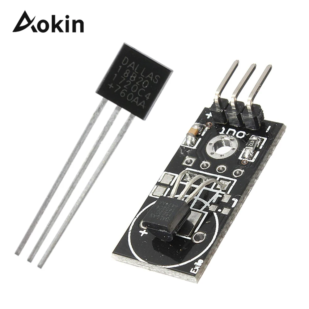 

18B20 DS18B20 TO-92 3 Pins Wire Digital Thermometer Temperature IC Sensor diy electronic DS18B20 single-bus digital Sensor