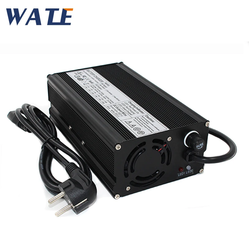 71.4V 8A Charger 17S 62.9V Li-ion Battery Smart High Power aluminum case Lipo/LiMn2O4/LiCoO2 Auto-Stop Tools | Электроника
