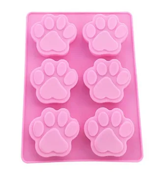 

New 100Pcs Cookie Baking Molds Dog Paw Silicone Mold Cake Decorating Tools Cookie Cutter Pastry Accessory Kitchen Accessoriess