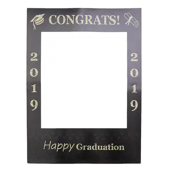 

1PC 2019 Cretive Fashion Simple Paper Lightweight Graduation Photo Props Photo Frame for Photograph Decoration Event Party