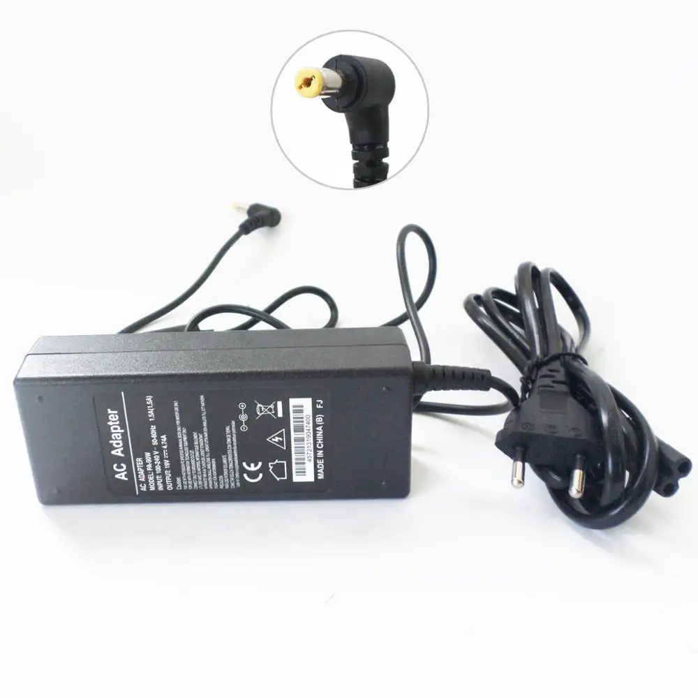 

Notebook 19V 4.74A AC Adapter For ACER Extensa 4120 5420G 5620G 5630G 7620G 7630G ADP-90CD DB Battery Charger Power Supply Cord