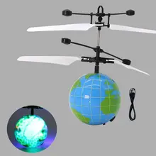 Сенсор вертолет Электронный Дети Новинка Необычные ABS индукции мини самолет световой летающий шар игрушка Smart подарки для детей