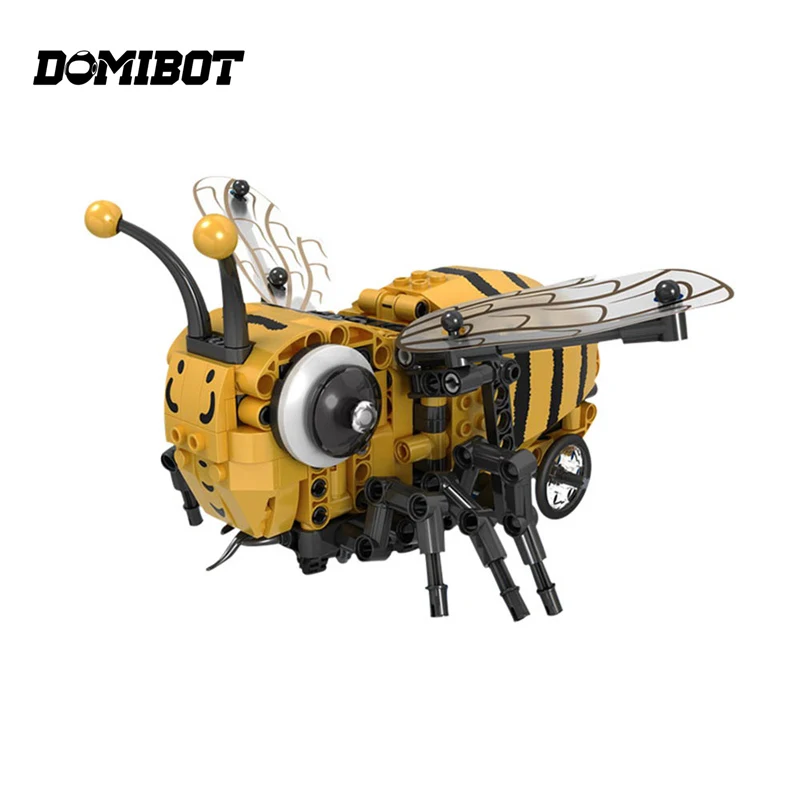 

Domibot Electronic Bee RC Smart Robot Mecanum Wheels Obstacle Avoidance Toy Gift