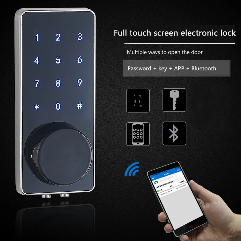 Us 127 82 41 Off App Unlock Password Lock Rental House Hotel For Auxiliary Lock Remote Control Anti Theft Door Smart Lock With Digital Password In