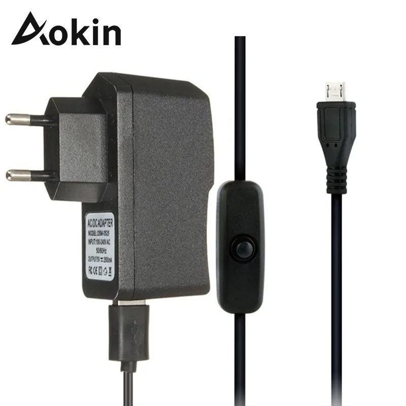 

For Raspberry Pi 3 AC Power Supply 5V 2.5A USB Charger Adapter ON Off Switch Micro USB Cable for Raspberry Pi 3 Model B B+ plus