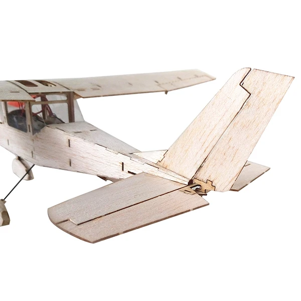 Мини Cessna 182 435 мм размах крыльев Balsa дерево Лазерная резка Rc самолет