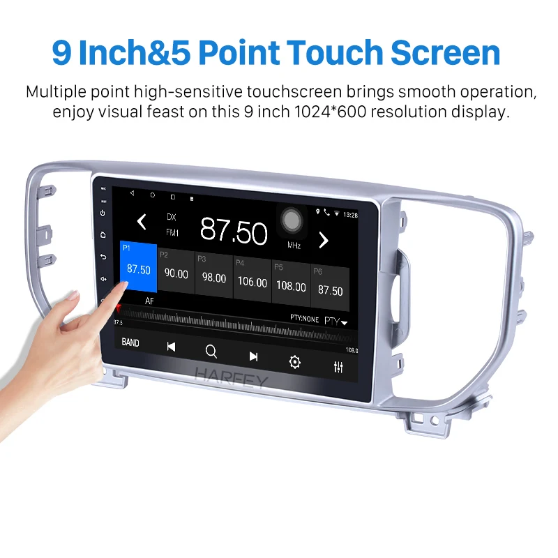 Cheap Harfey HD Touchscreen 9" Car GPS Navigation Radio Multimedia Player for KIA KX5 Spotage Steering Wheel Control FM WIFI Quad-core 2 Cheap Harfey HD Touchscreen 9" Car GPS Navigation Radio Multimedia Player for KIA KX5 Spotage Steering Wheel Control FM WIFI Quad-core 2
