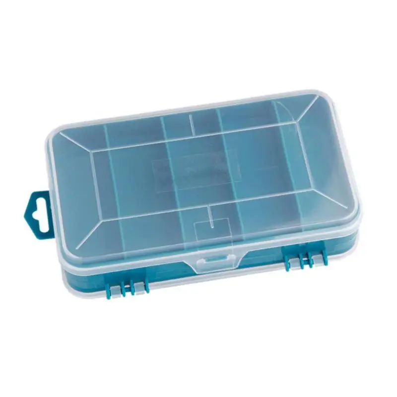 Практичный пластиковый ящик для инструментов, 8 отсеков, портативный контейнер для хранения, органайзер, чехол для инструментов, хранение оборудования/хранения инструментов