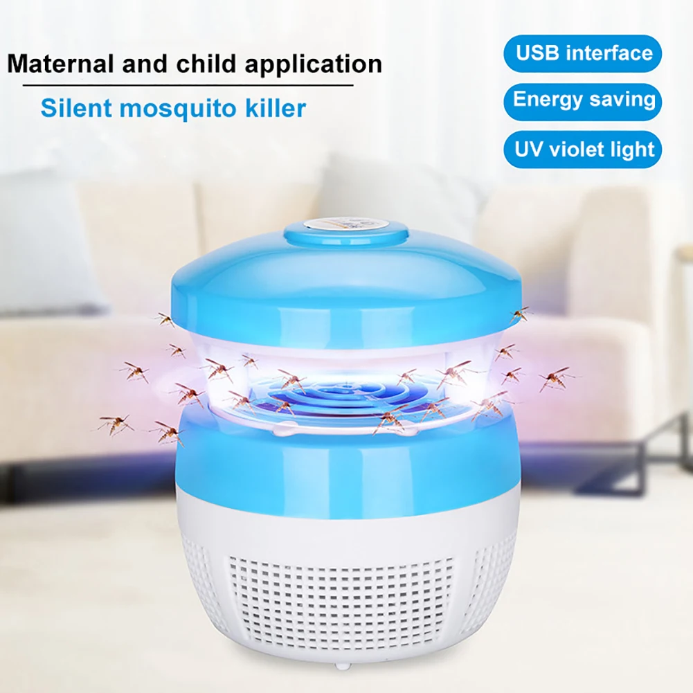 

Mosquito Killer USB Rechargeable Mosquito Killer LED Mosquito Repellent Lamp For Home Office No Radiation