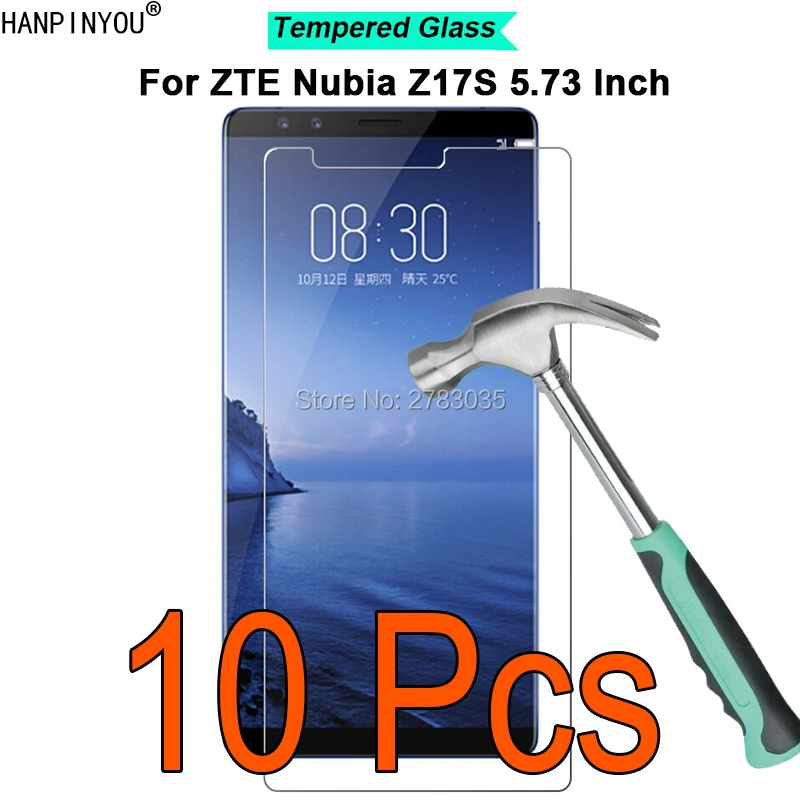 10 шт./партия для ZTE Nubia Z17S 5 73 &quot9 H твердость 2.5D ультра-тонкая закаленная Защитная