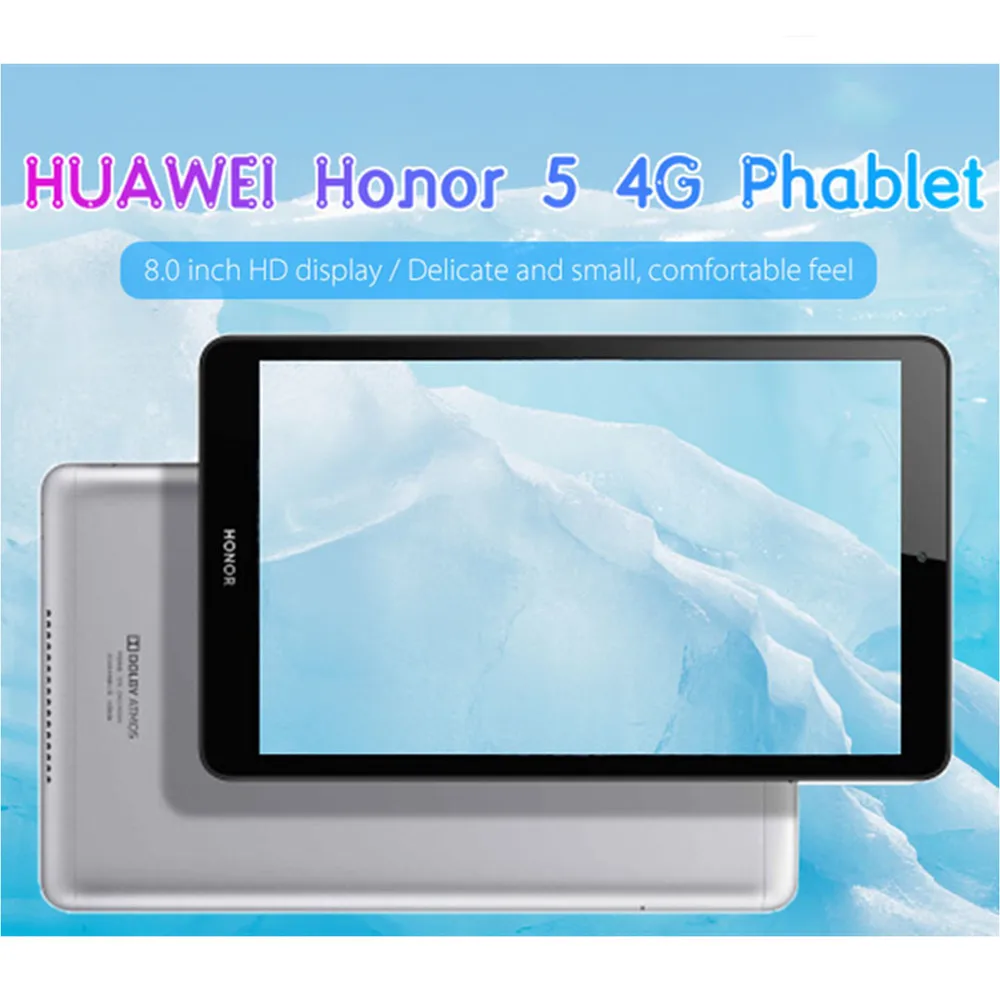 

HUAWEI Honor 5 4G Android Tablet Phablet 8'' Android 9 Hisilicon Kirin 710 Octa Core 1.7GHz 3GB 32GB Fingerprint Sensor Face ID