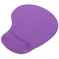 Коврик для мыши с силиконовым гелевая Подушка под запястье коврик для Мыши Эргономичный для мыши ПК Фиолетовый