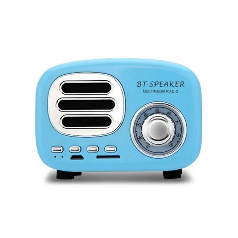 BT02 Retro Bluetooth Speaker Innovative Gift Wireless Cute Radio Card-inserting For Mobile Phone Subwoofer | Электроника