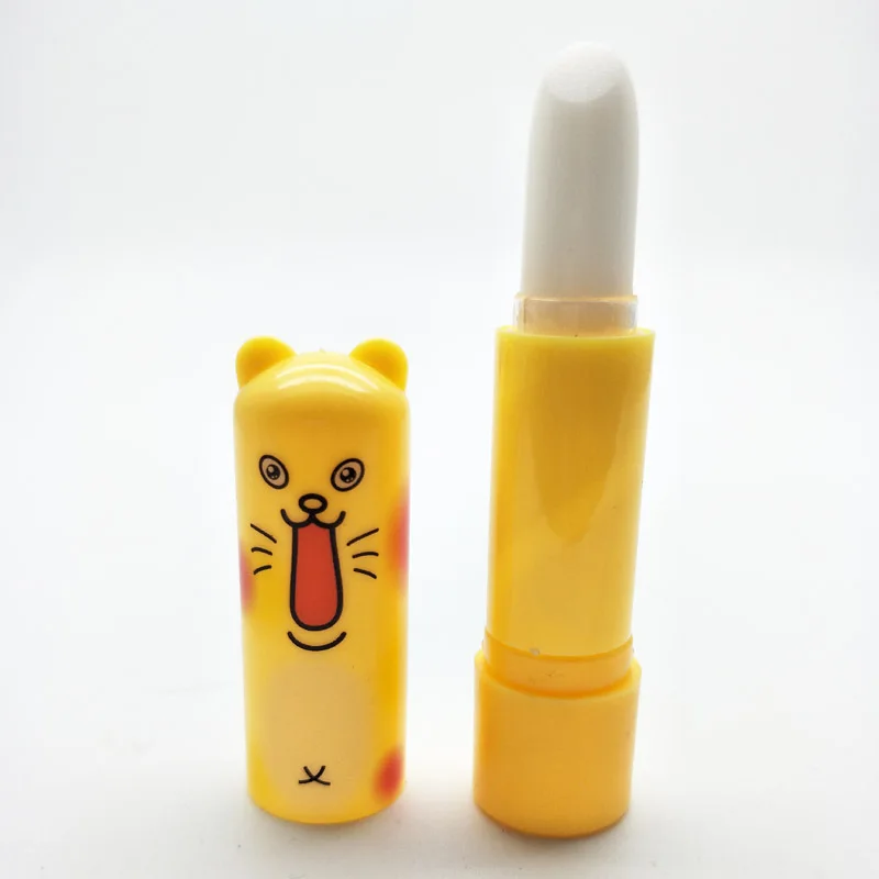 BearPaw 1 шт. увлажняющий долговечный мультяшный бальзам для макияжа губ Восстанавливающий морщины губ для женщин натуральный питательный бальзам для губ