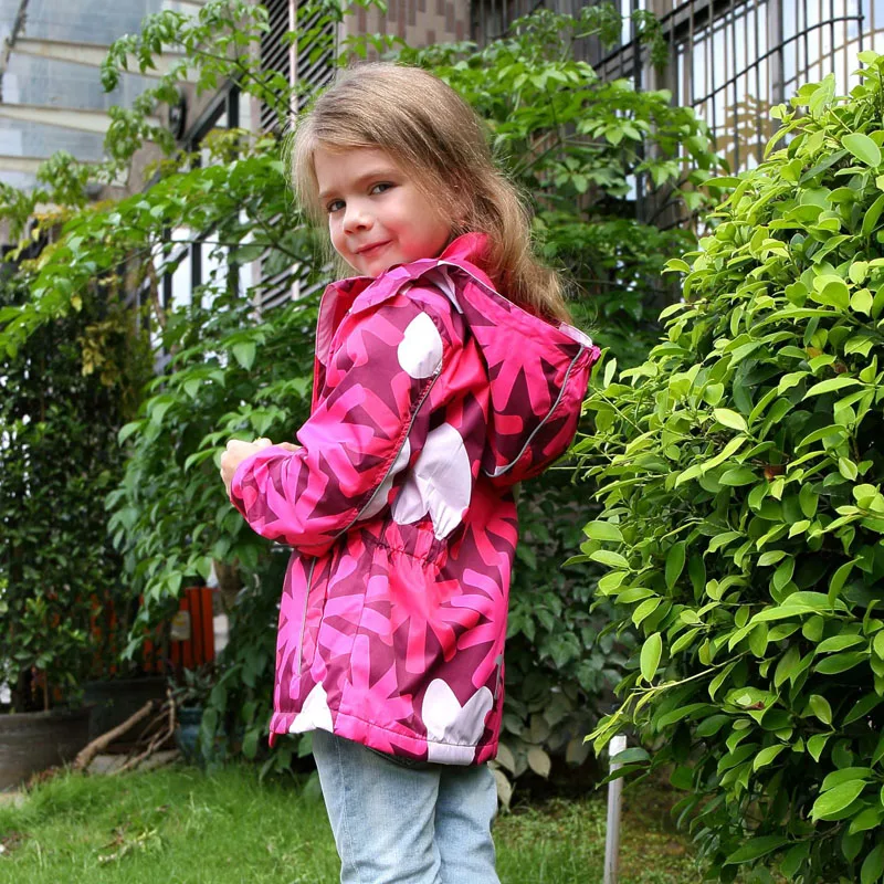 Waterproof Girl Jacket 2019 Spring Autumn Girls Polar Fleece Coats Children Jackets Double-deck Kid Sport Jackets