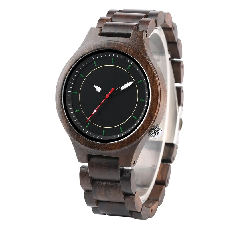 

Timekeeper Vintage Men's Wooden Watch Business Accurate Quartz Movement for Boy Natural Non-toxicfor Quartz Watches Men