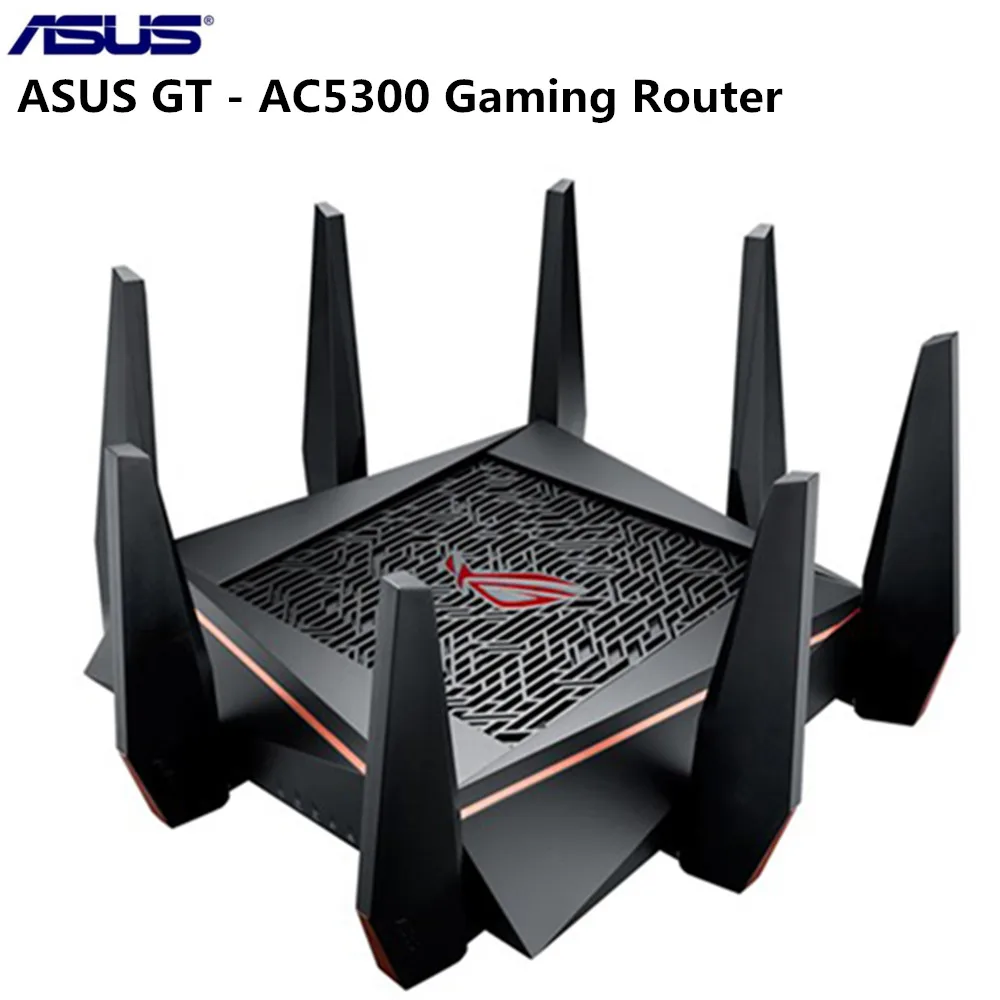 ASUS GT AC5300 трехдиапазонный игровой маршрутизатор ROG центр PC grade cpu для VR gaming 4 K