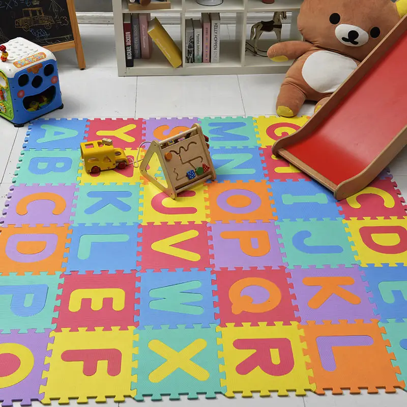 

10pcs Baby Play Mat Eva Foam Number Animal Alphabet Interlocking Puzzle Carpet Mat Developing Crawling Mat Kid Gym PlayMat