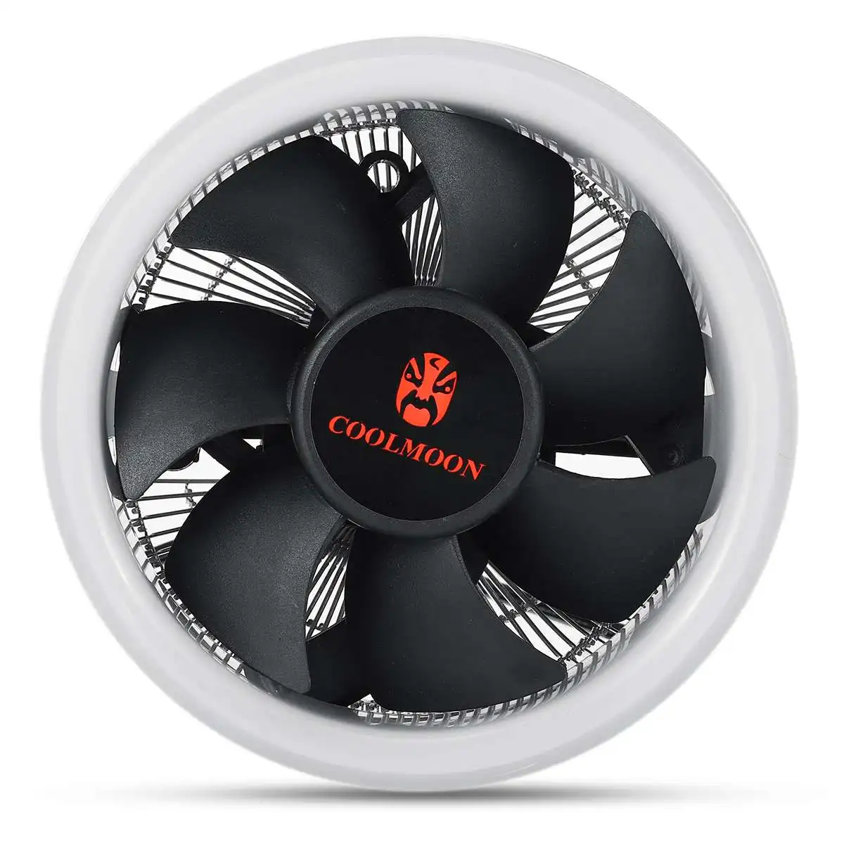 PC برودة مروحة 3Pin مروحة برودة LED الأزرق فتحة وحدة المعالجة المركزية التبريد مروحة هادئة المبرد ل إنتل 775/1156 ل AMD AM2 AM2 + AM3 AM3 +