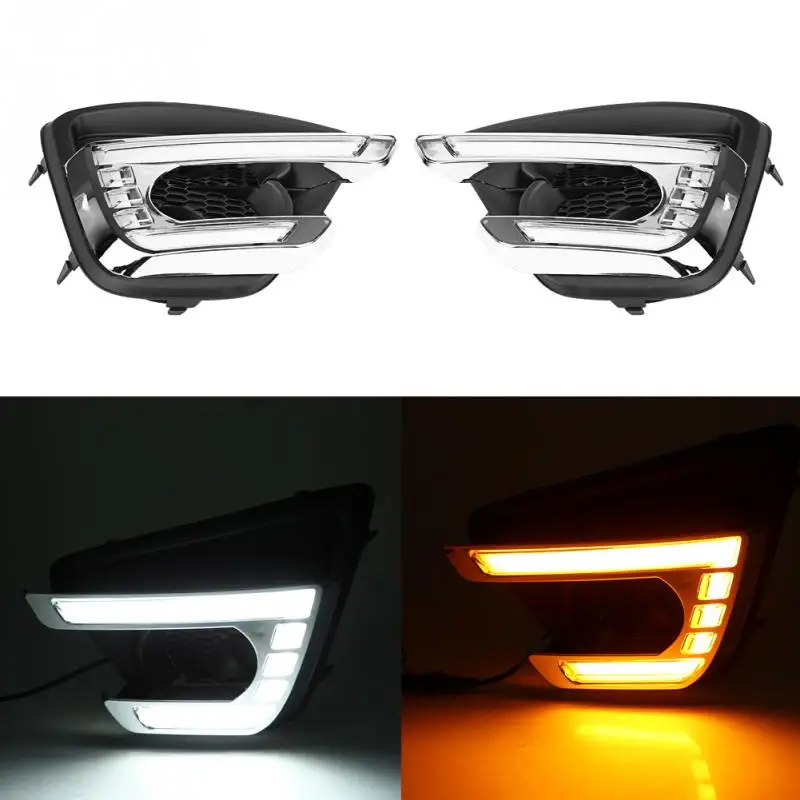 

1 Pair for Mazda CX-5 2011-2016 with DRL Controller Car Daytime Running Light Turn Signal DRL LED Fog Lamp Lights Cover