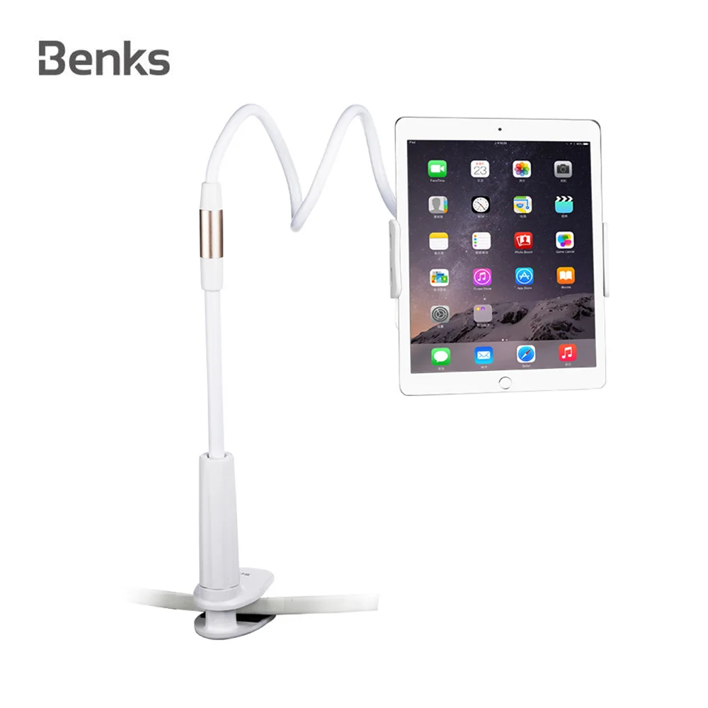 

Benks Desktop Phone Tablet Holder Flexible 360 Degree Rotation Mount Clamp for Smart Phone Teblat