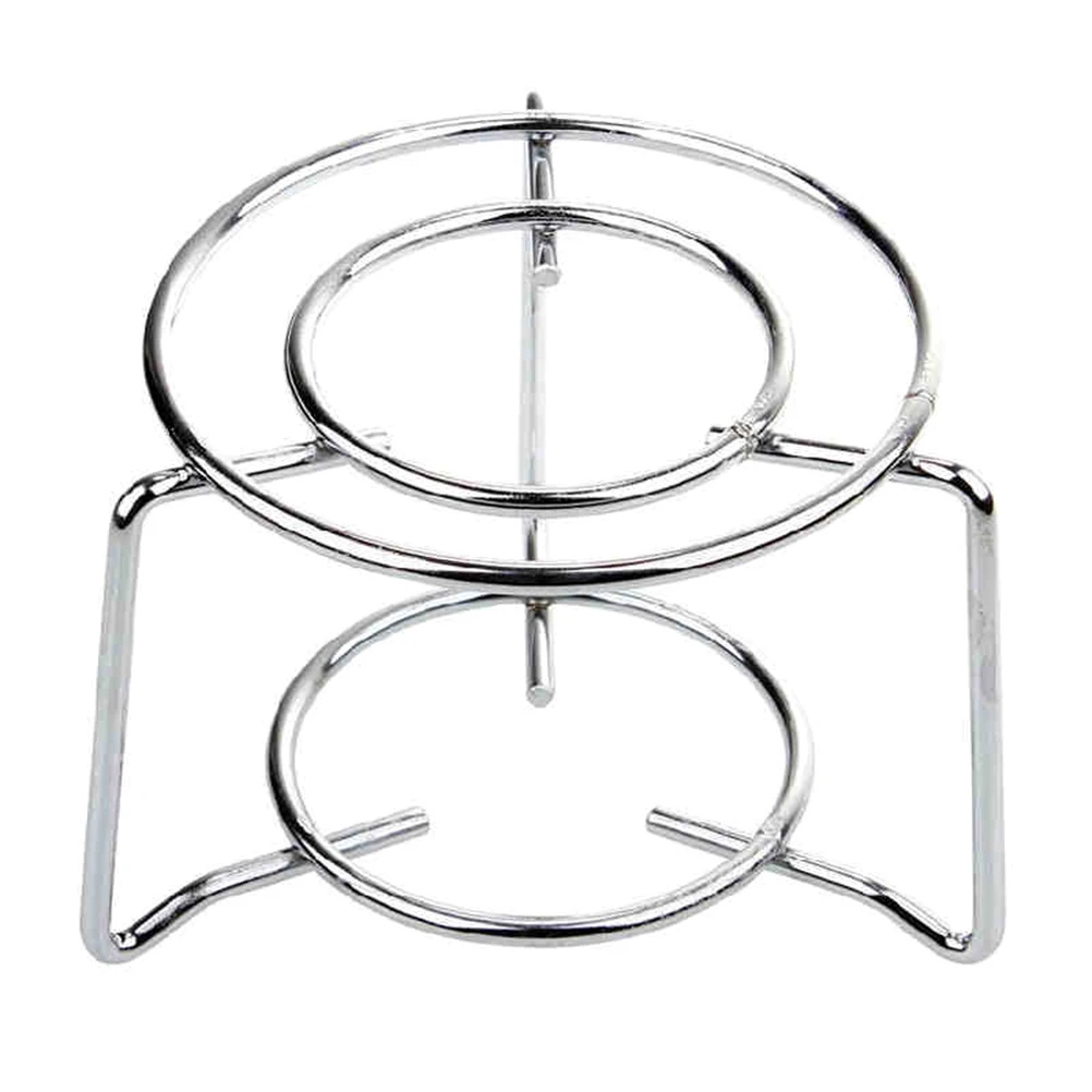 

Stainless Steel Round Stove Stand Rack Multi-function Alcohol Stove Stand Countertop Stove Shelf Accessory