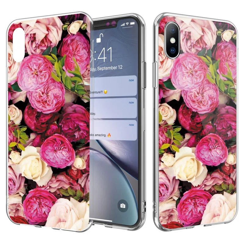 Силиконовый чехол для iPhone X XR XS Max 7 8 6 6S Plus|Бамперы| |