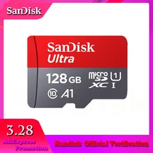 SanDisk MicroSD карты памяти 16 Гб оперативной памяти, 32 Гб встроенной памяти, 64 GB 128 GB MicroSD макс 80 мс Uitra C10 TF карты C4 8 Гб cartao de memoria
