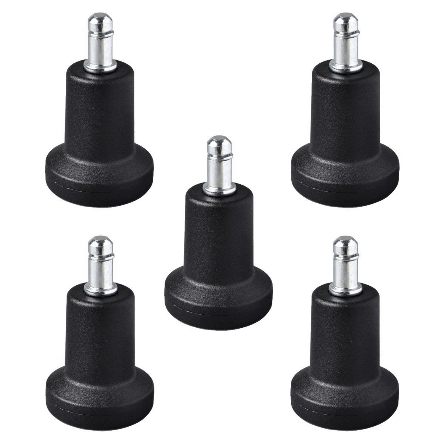 

BIFI-High Profile Bell Glides Replacement for Office Chair Without Wheels & Bar Stool, Fixed Stationary Caster Glide, 5-Pack