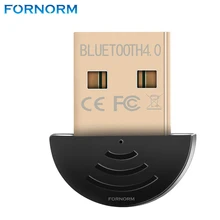 FORNORM мини UBS Bluetooth CSR V4.0 адаптер двухрежимный беспроводной ключ 20 м 3 Мбит/с для Windows 8 7 XP