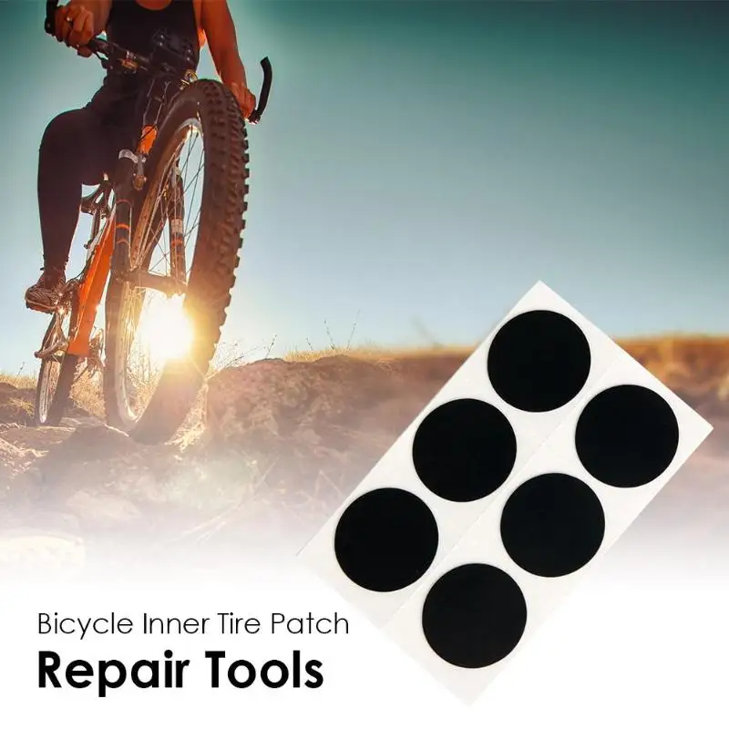 

6pcs/set Glue-free Bicycle Inner Tire Patches MTB Road Bike Tyre Puncture Fast Repair Tools