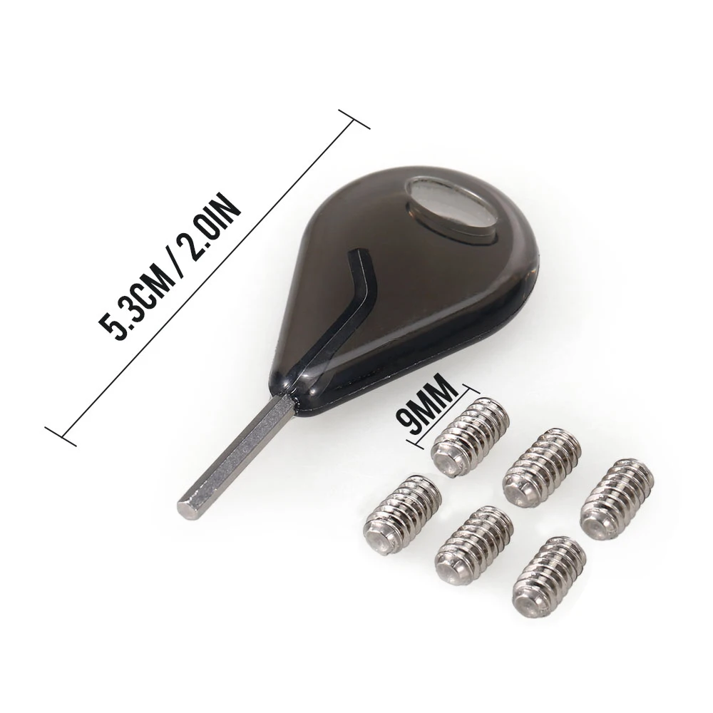 9MM/12MM FCS Fins Extra Fin Key Surfboard Screw Longboard Sliding Fin Screw & Plate Replacement Kit Surfing Board Screws