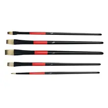 5 шт. кисти для акварели нейлоновая силиконовая краска для волос кисти комплект, принадлежности для живописи для детей граффити Рисование канцелярские инструменты