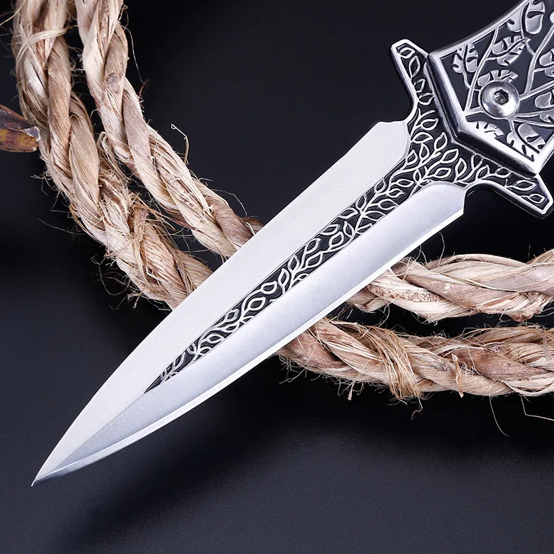 Najtaniej Taktyczny składany nóż myśliwski owoce mały prosty Mini uchwyt EDC kieszonkowe narzędzia zewnętrzne Camping Survival Cutter kolorowy uchwyt