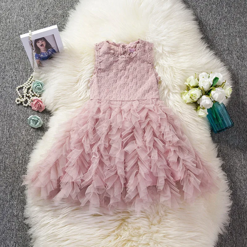 Children Formal Clothes Kids Fluffy Cake Smash Dress Girls Clothes For Christmas Halloween Birthday Costume Tutu Lace Outfits Children Formal Clothes Kids Fluffy Cake Smash Dress Girls Clothes For Christmas Halloween Birthday Costume Tutu Lace Outfits