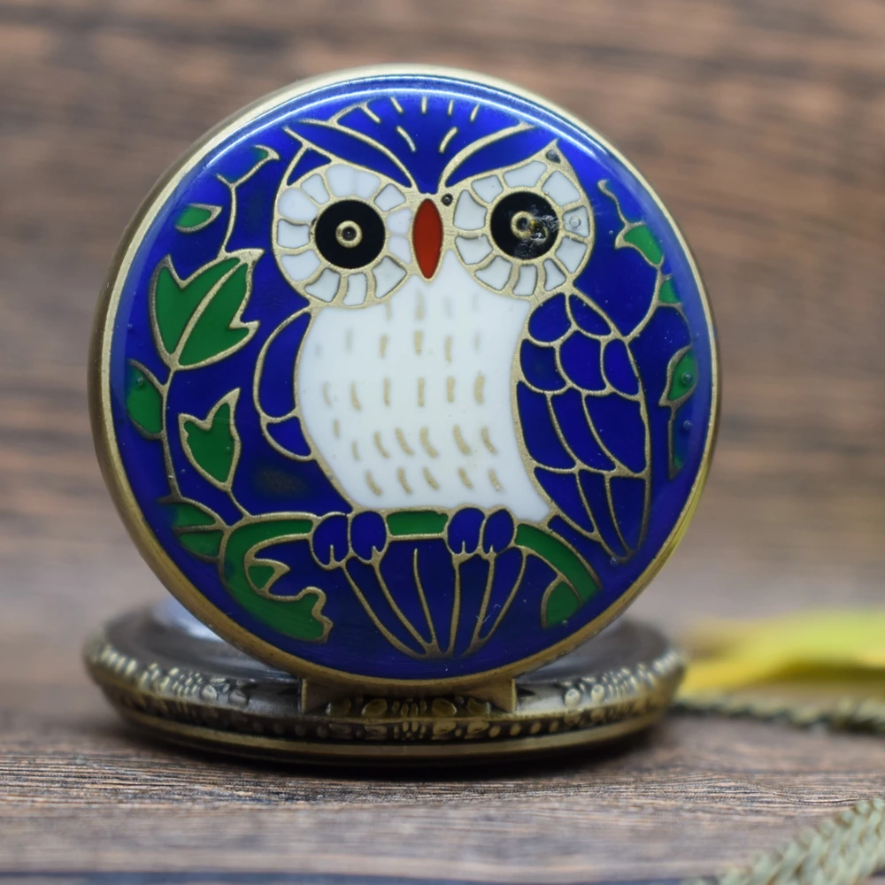 Pocket & Fob Watches Cute Night Owl Necklace Quartz Pocket Watch with Necklace Chain Watch Pocket & Fob Watches Cute Night Owl Necklace Quartz Pocket Watch with Necklace Chain Watch