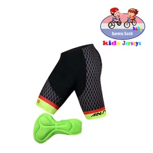 Детские треккинговые велосипедные шорты, детские велосипедные шорты, летние противоударные шорты с 3D гелевой подушкой для мальчиков и девочек, велосипедные шорты, Ropa bicicleta