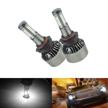 

ANGRONG 1 Pair HB3 9005 LED Headlight Fog Lights Lamps 72W 9000LM 6500K White