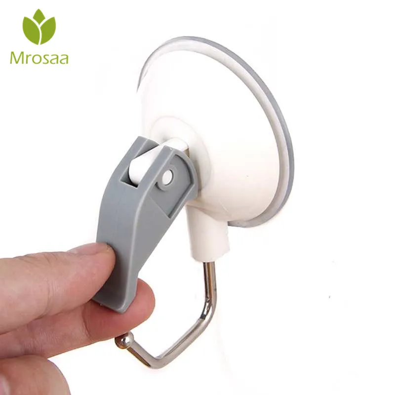 

Mrosaa Bathroom 3kg Payload Reusable Durable Waterproof Powerful Vacuum Suction Cup Robe Towel Hook Household Accessories