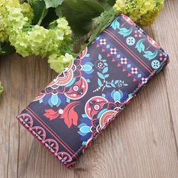 Women Fashion Multi-Function Color Printing Mobile Phone Bag Multi-Layer Ladies Large Flower Color Matching Purse Women Fashion Multi-Function Color Printing Mobile Phone Bag Multi-Layer Ladies Large Flower Color Matching Purse