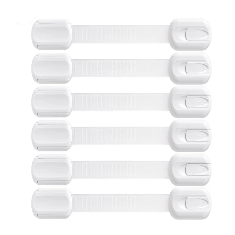 

Door Lock Baby Safety Lock - [Set Of 6] Locks Lock Safety Latches For Baby And Children On Closet, Cabinets, Drawers, Ovens, R