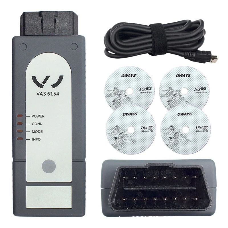

Best VAS 6154 4.4.1 ODIS V4.4.10 OKI Full Chip VAS6154 Wifi & Bluetooth For Audi/Skoda Better Than VAS5054 Support UDS For Vag