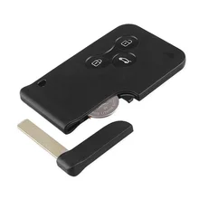 KEYYOU Remote Car Key Fob Case For Renault Megane II Scenic II Grand Scenic 2003-2008 3 Buttons PCF7947 Chip Smart Key Card