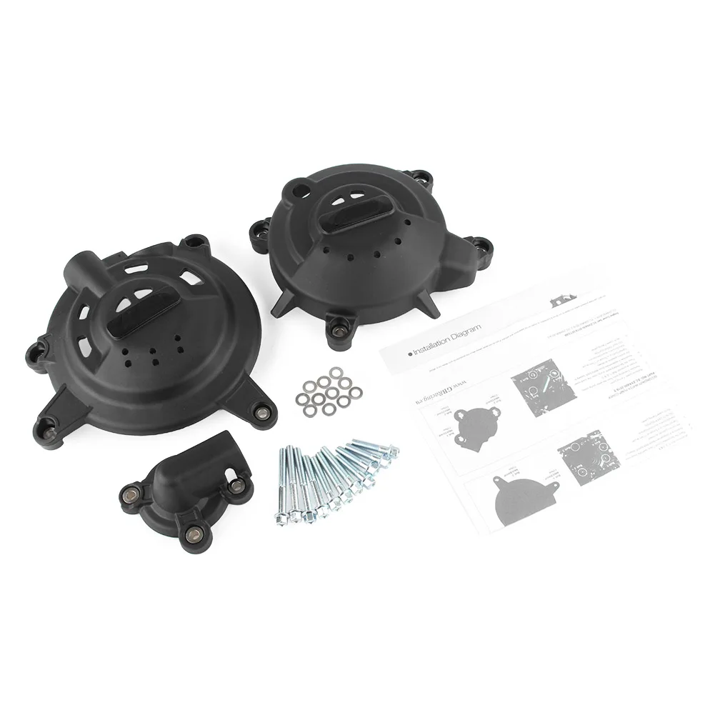 

Ninja 400 2018 Engine Stator Cover Crank Case Crankcase Protector Guard Set for Kawasaki 3PCS Motorcycle Parts