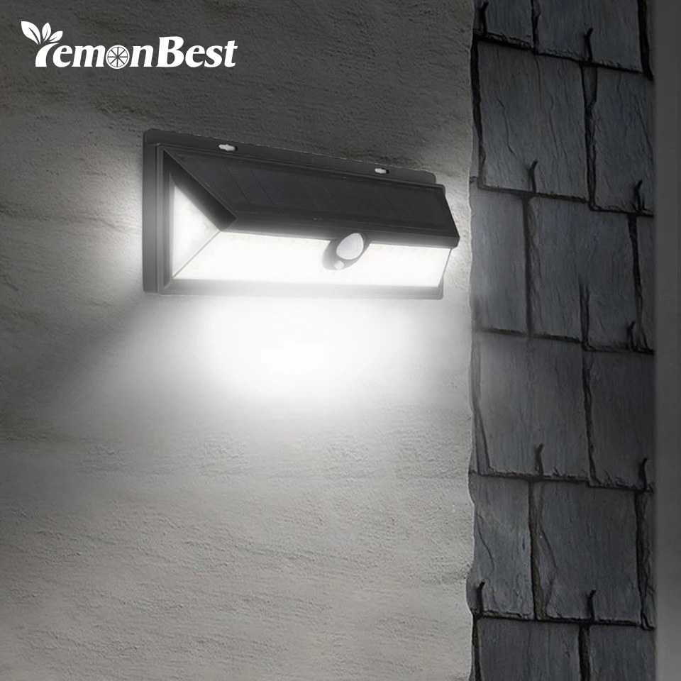 

54/90 LED 1000LM Waterproof PIR Motion Sensor Solar Garden Light Outdoor Solar Lamp 3 Mode Solar Lights For Garden Decoration
