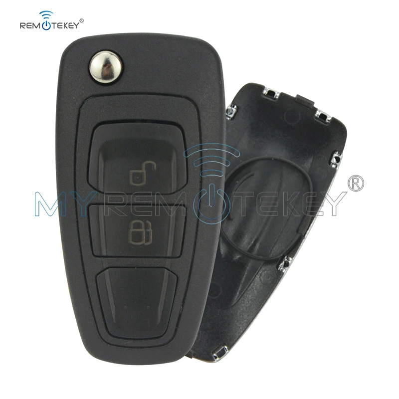 Складной чехол для ключей Remtekey EB3T-15K601-BA 2 кнопки HU101 5WK50165 Ford Ranger 2011 2012 2013 2014 2015 |