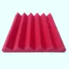 12 Pcs Acoustic Panels Soundproofing Foam Acoustic Tiles Studio Foam Sound Wedges 1inch X 12 inch X 12 inch black + red ► Photo 3/6